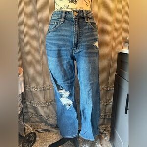 Hollister distressed vintage straight jeans